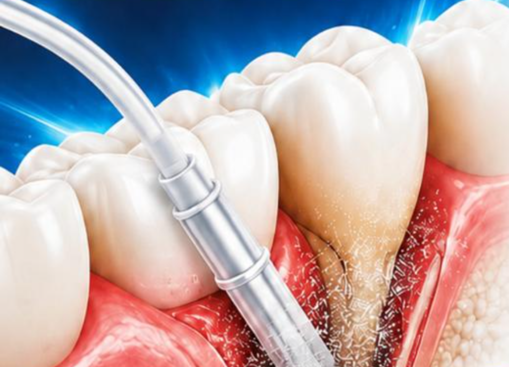 Subgingival placement of minocycline HCl 1 mg after scaling and root planing